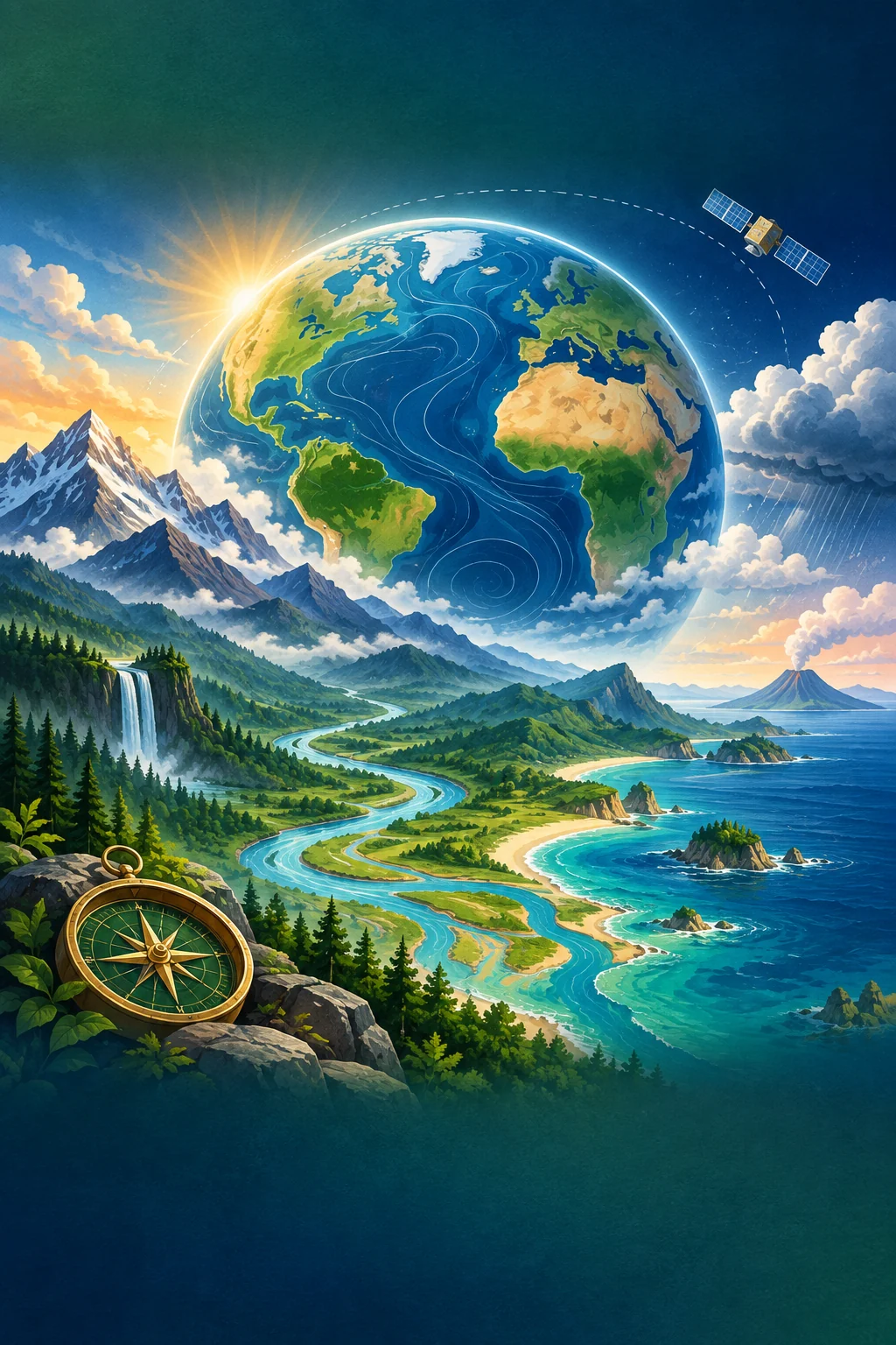 Illustrated cover for IGCSE Geography Structured Questions - Cambridge (CIE)